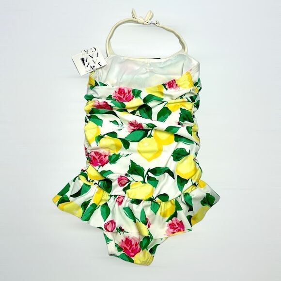 NWT Janie and Jack Lemon Swimsuit Sun Protection Size 2T - Picture 8 of 13